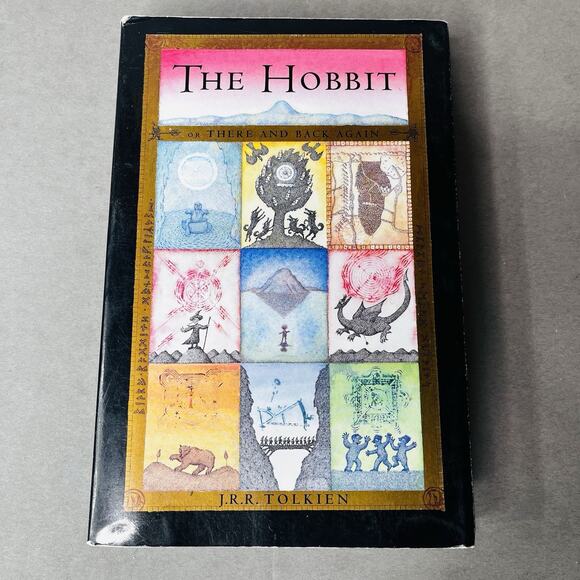 The Hobbit By JRR TOLKIEN Illustrated Paperback Lord Of The Rings Prequel - Picture 1 of 6